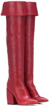 Shirin leather over-the-knee boots