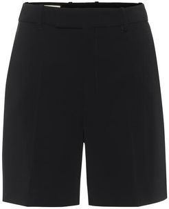 High-rise cady shorts