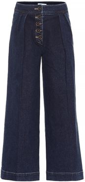 Brodie high-rise wide-leg jeans
