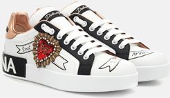 Portofino leather sneakers