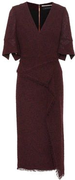 Marengo wool-blend midi dress