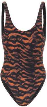 Claudina tiger-print swimsuit