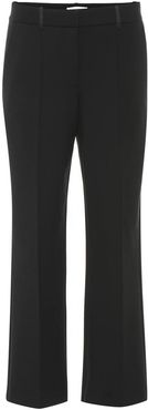 Kalise mid-rise wide-leg pants