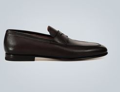 Leather loafers