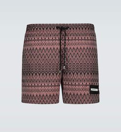 Mare zig-zag swim shorts