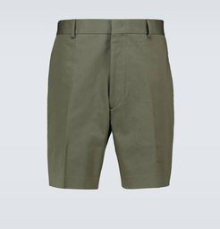 Stretch-cotton shorts