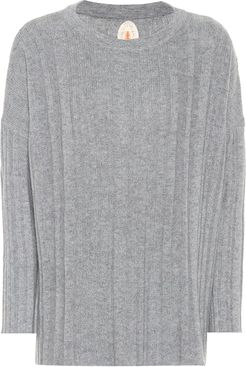 Ribbed wool and cashmere sweater