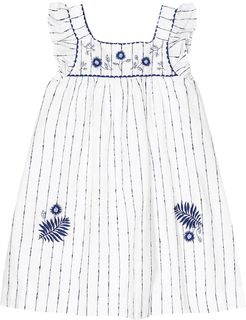 Striped cotton dress