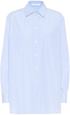 Rean pinstriped cotton poplin shirt