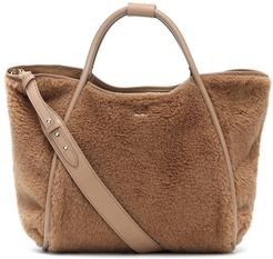 Marin Small faux shearling tote