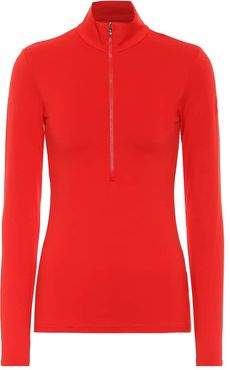 Ski Gemini III high-neck zip-up sweater