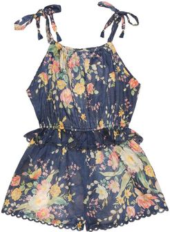 Zinnia floral cotton playsuit