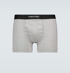 Stretch-cotton boxer briefs