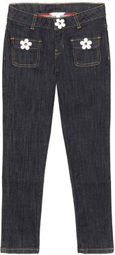 Stretch-cotton blend jeans