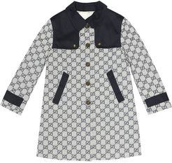 GG cotton-blend coat