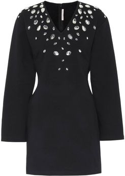 Crystal-embellished minidress