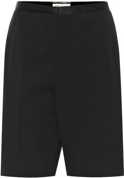 Virgin wool Bermuda shorts