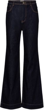 Theo high-rise wide-leg jeans