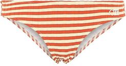 The Elle striped bikini bottoms