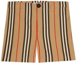 Icon Stripe cotton shorts