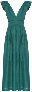 Persephone linen maxi dress