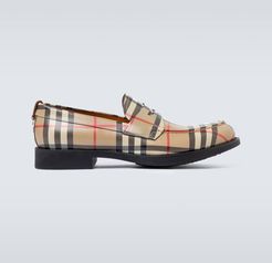 Emile checked loafers