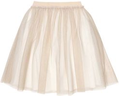 Glittered tulle skirt