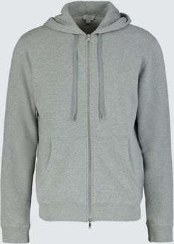 Cotton-jersey hooded sweatshirt