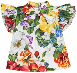 Floral cotton top