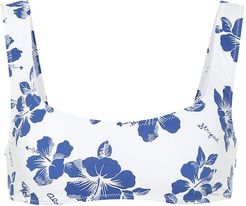 The Elle floral bikini top