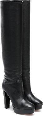 Chambord leather knee-high boots