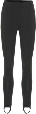 Stretch-jersey stirrup leggings