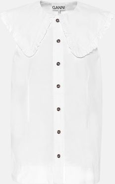 Cotton-poplin blouse