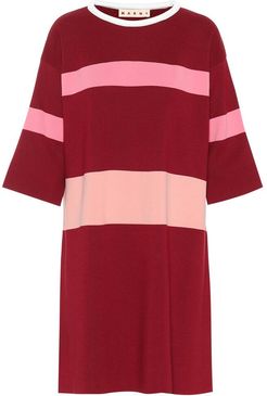 Wool and cashmere-blend dress