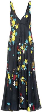 Maeve floral silk maxi dress