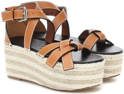 Gate platform espadrilles