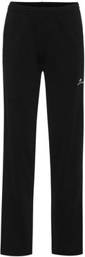 Cotton-blend jersey trackpants