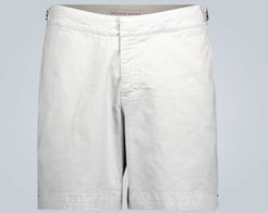 Bulldog cotton-twill shorts