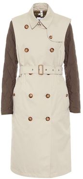 Convertible cotton trench coat