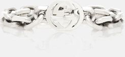 Interlocking G silver bracelet