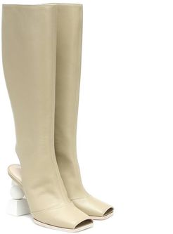 Les Bottes Olive knee-high leather boots
