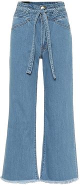 Sukey high-rise wide-leg jeans
