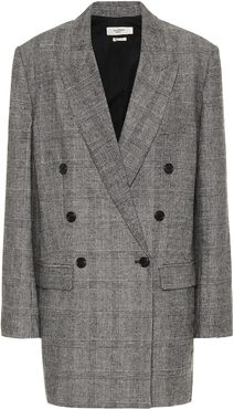 Eagan checked flannel blazer