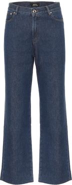 Sailor high-rise straight jeans