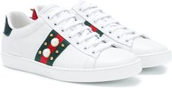Ace embellished leather sneakers