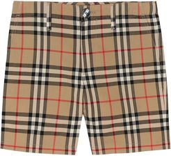 Vintage Check cotton shorts