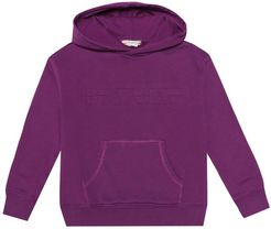 Stretch-cotton hoodie