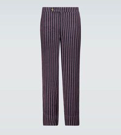 Mashroo striped straight-fit pants
