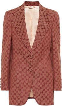 GG cotton-blend blazer