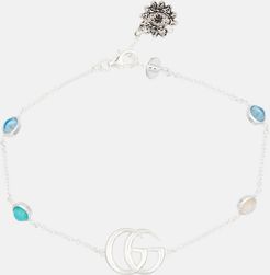 GG Marmont Flower sterling silver bracelet